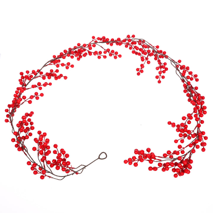 Red Berry Christmas Garland (180cm)