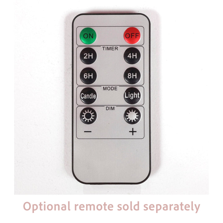 LED Flameless Taper Candle - White