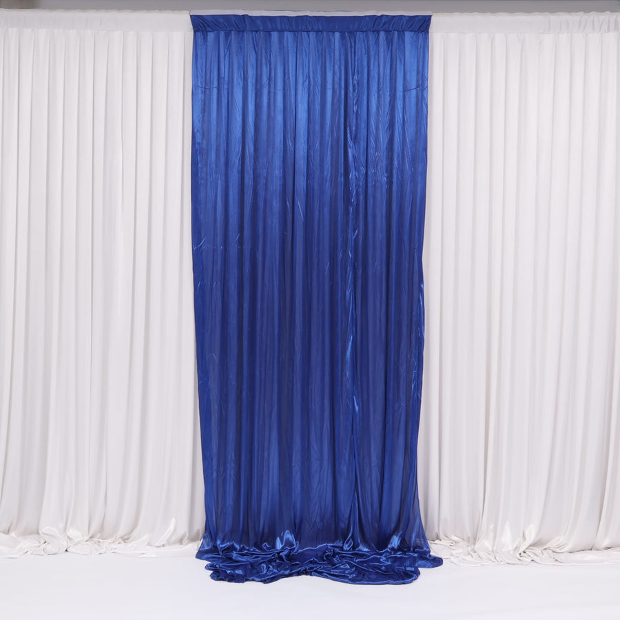 Ice Silk Satin Convertible Backdrop Panel - Royal Blue (1x3m)