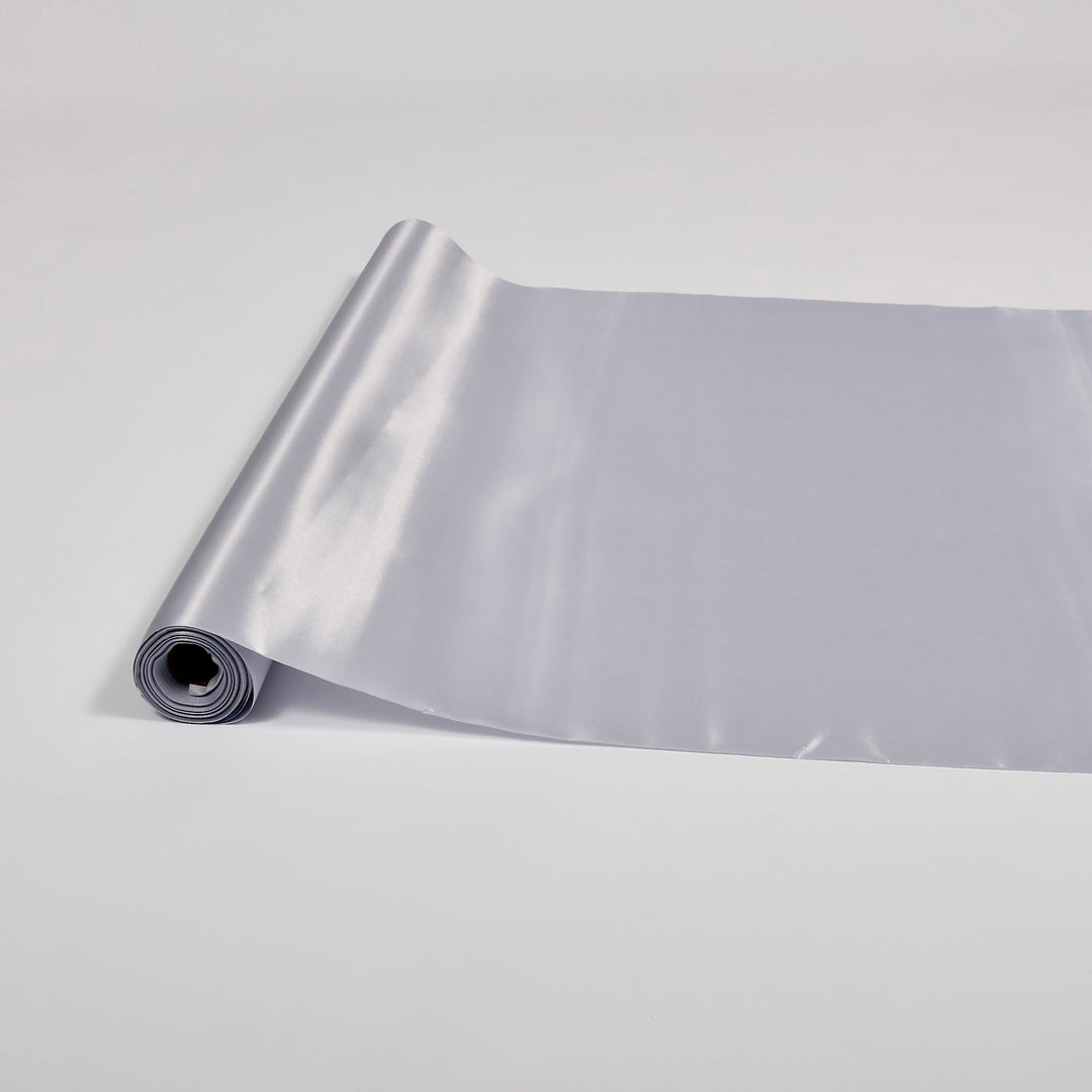 CLEARANCE Satin Fabric Roll - Silver
