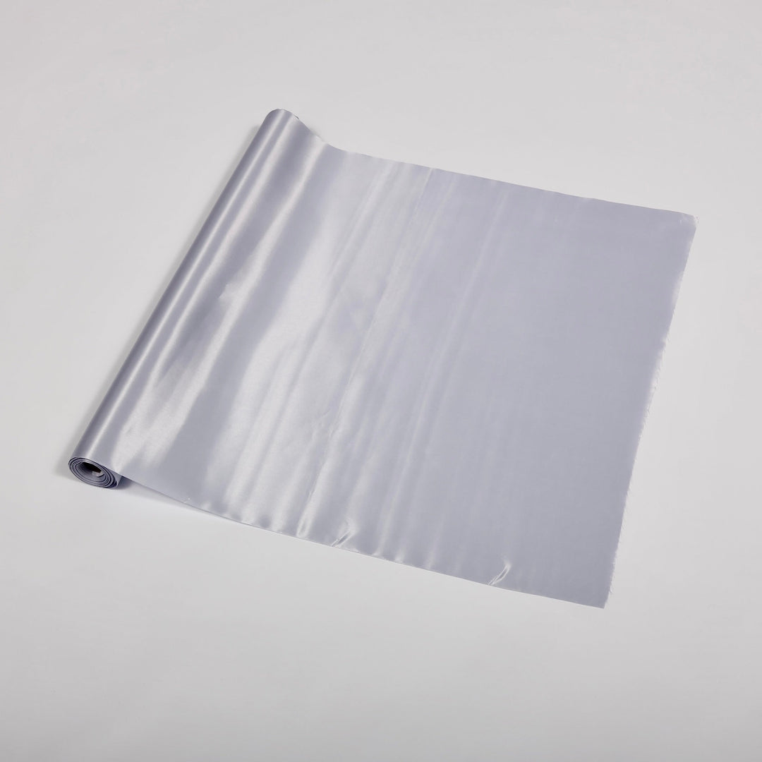 CLEARANCE Satin Fabric Roll - Silver