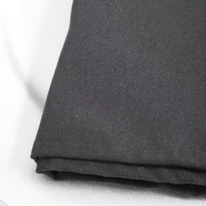 SPUN POLY Napkins - Black (50x50cm) close