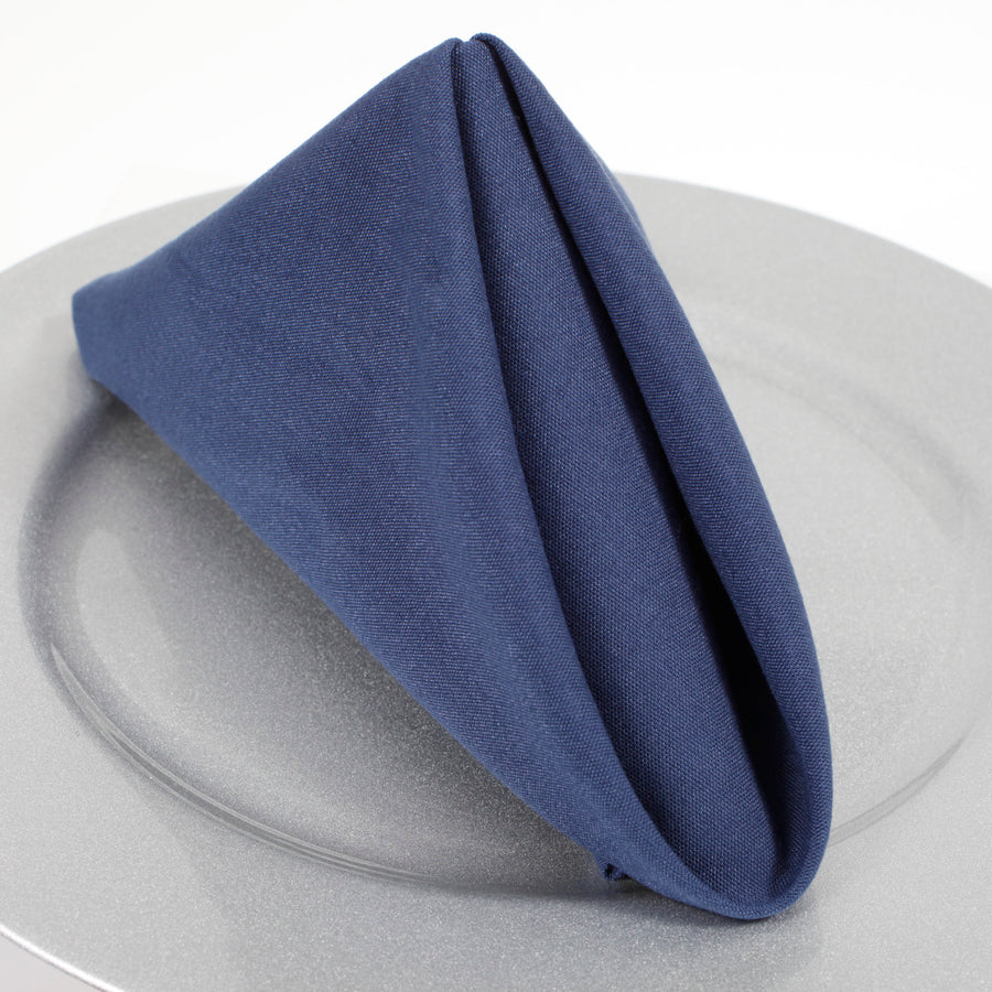 SPUN POLY Napkins - Navy Blue (50x50cm)