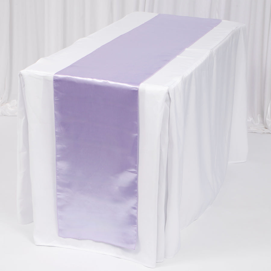 Satin Table Runners - Lavender