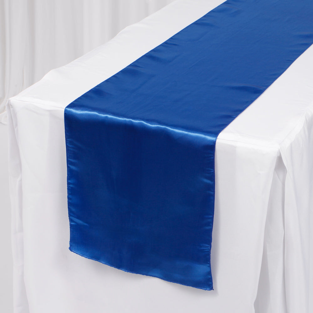 Satin Table Runners - Royal Blue