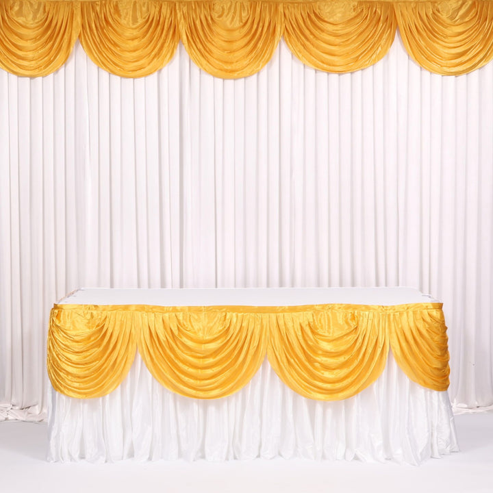 Ice Silk Satin Swag - Gold (3m)