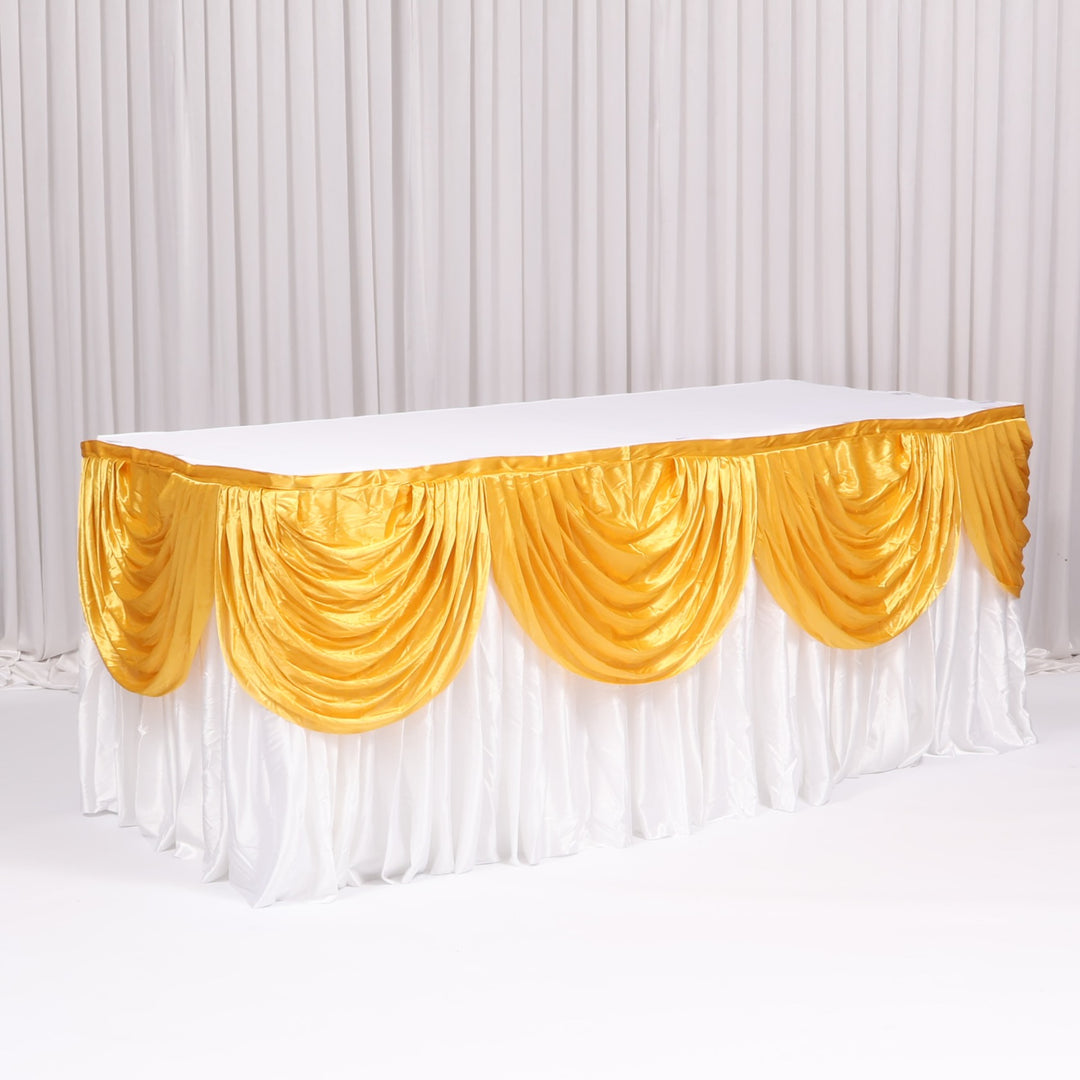 Ice Silk Satin Swag - Gold (3m)