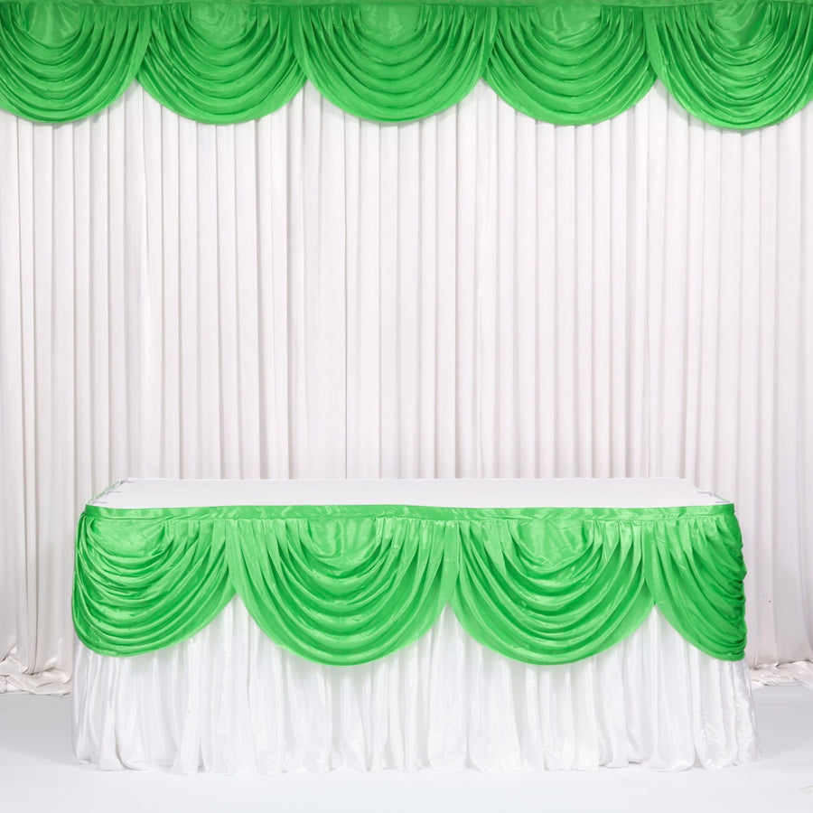 Ice Silk Satin Swag - Green (3m)