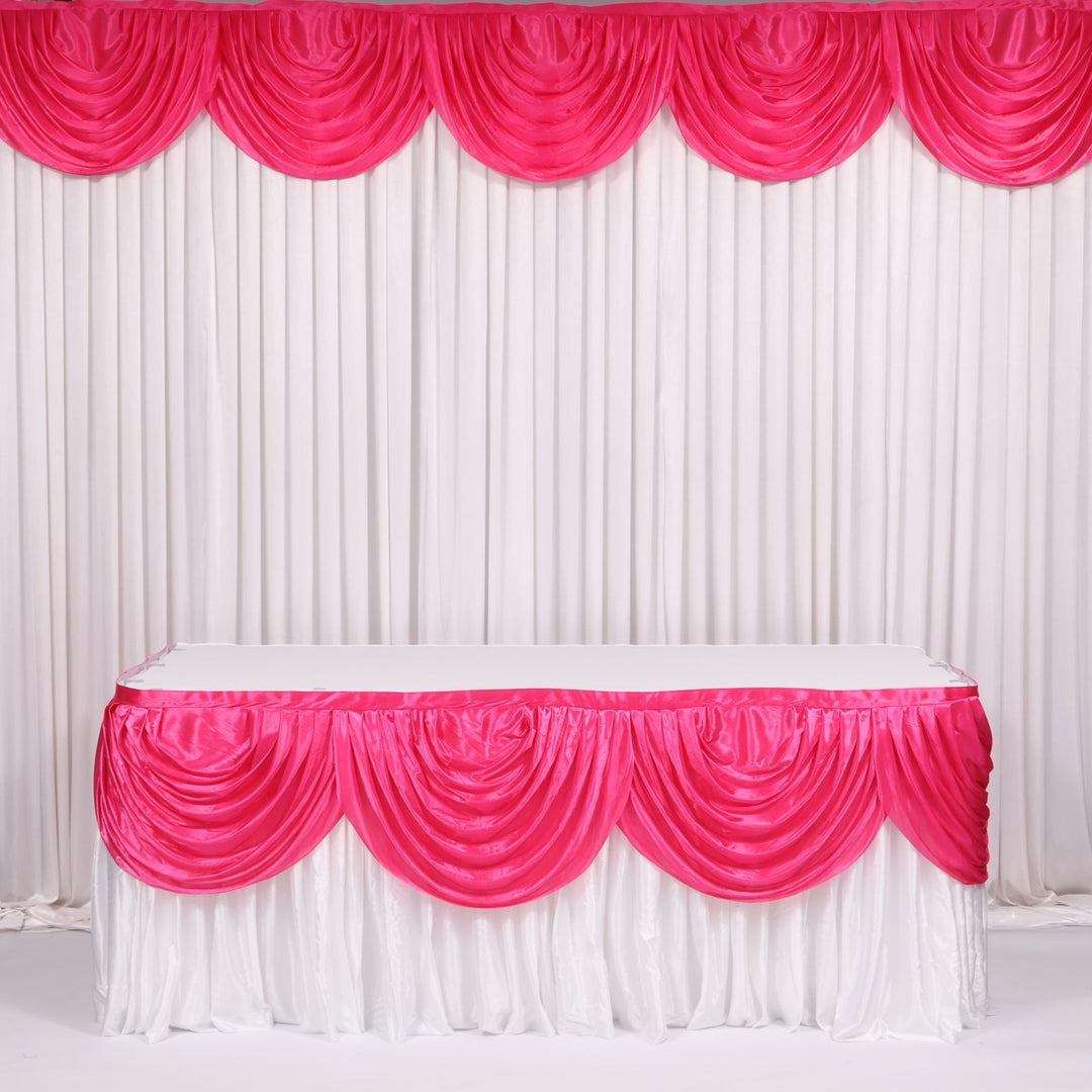 Ice Silk Satin Swag  - Hot Pink (3m)