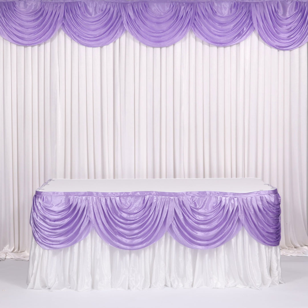 Ice Silk Satin Swag  - Lavender (3m)