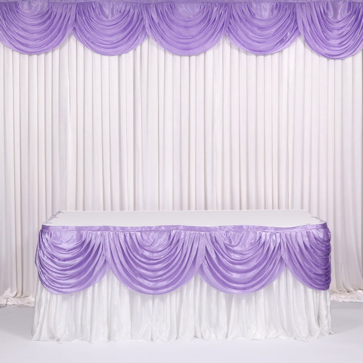 Ice Silk Satin Swag  - Lavender (3m)
