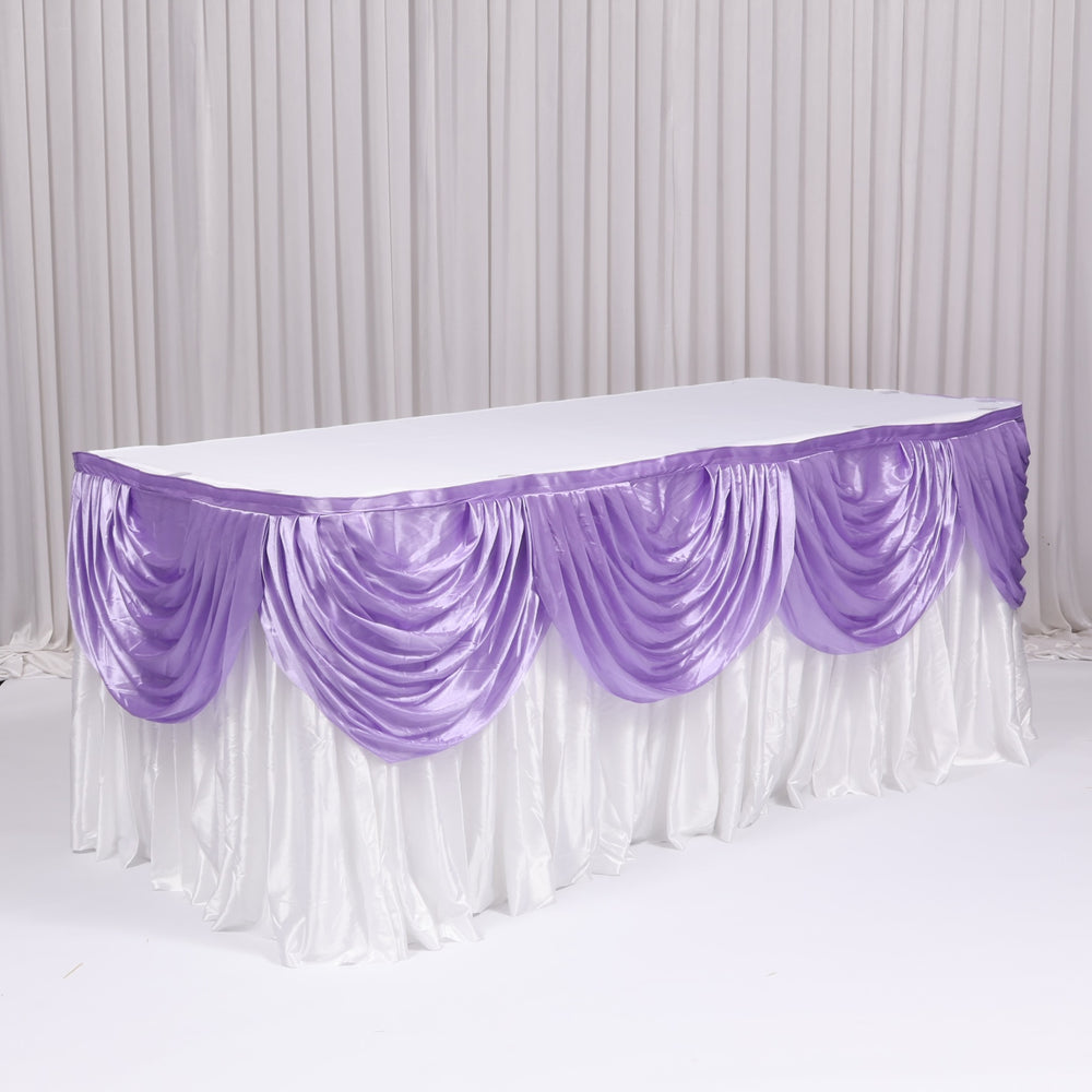 Ice Silk Satin Swag  - Lavender (3m)