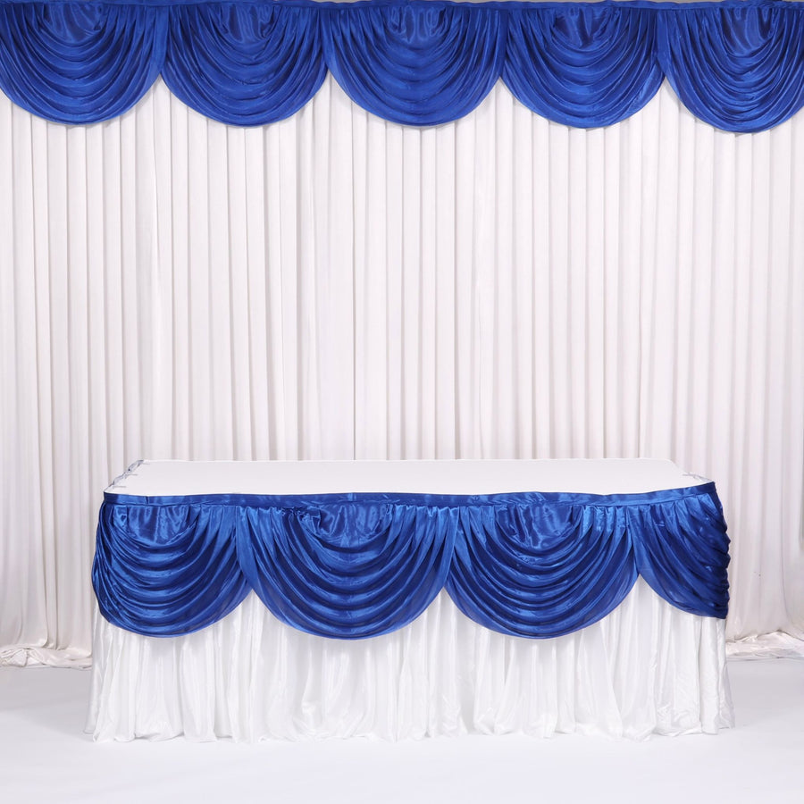 Ice Silk Satin Swag  - Royal Blue (3m)
