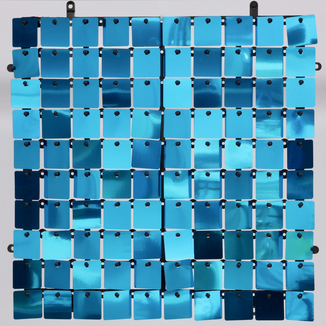 Sequin Shimmer Wall Backdrop Panels - Blue