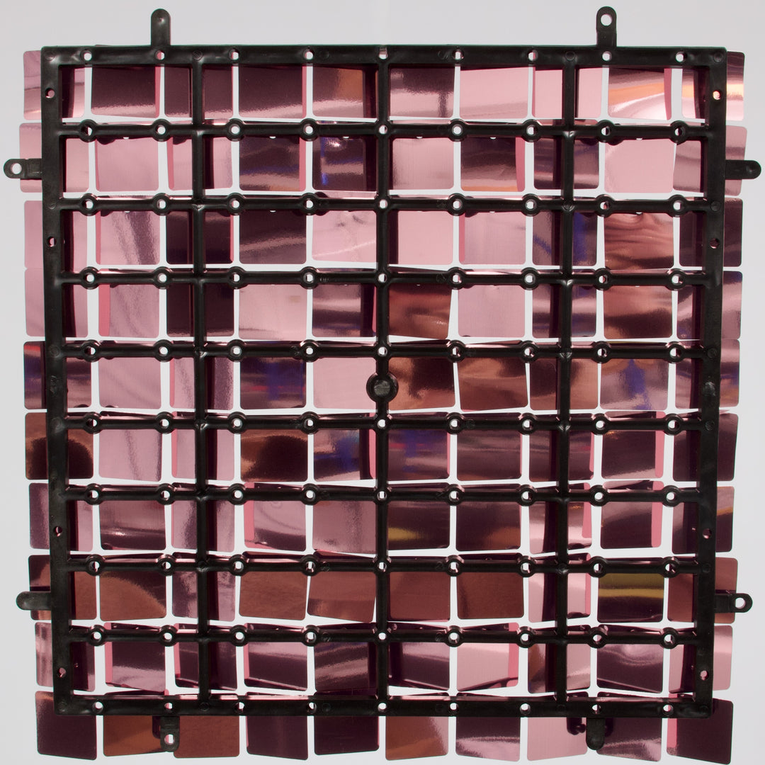 Sequin Shimmer Wall Backdrop Panels - Rose Gold
