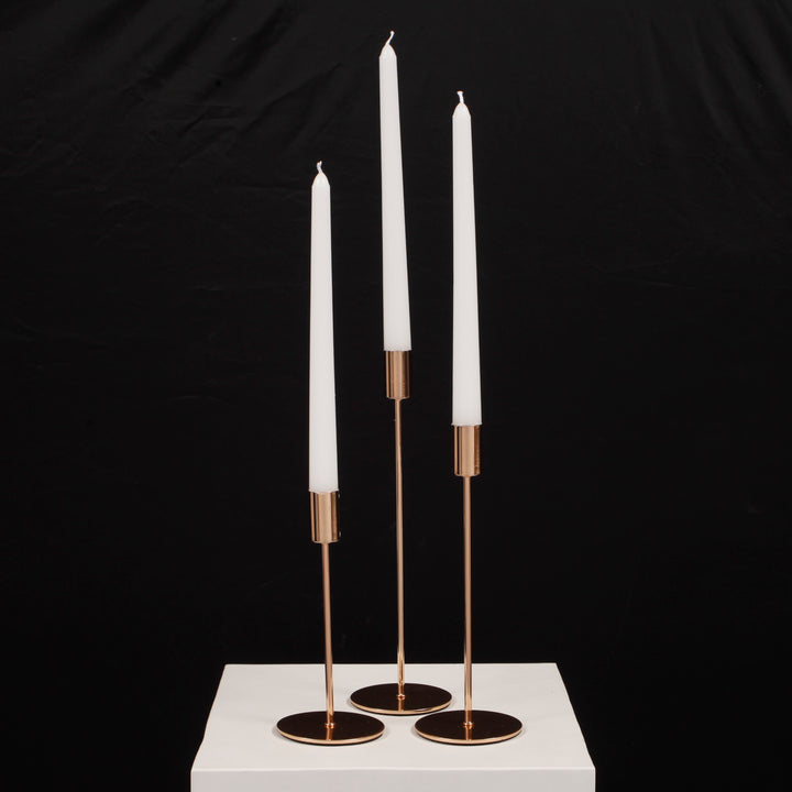 Taper Candle Holders - All three sizes, 18cm, 23cm and 28cm