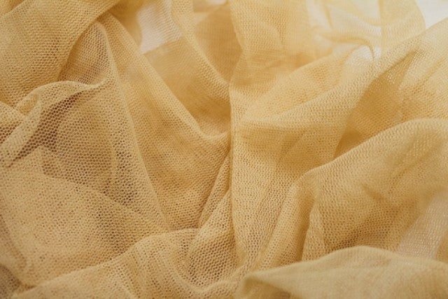 Large Tulle Fabric Roll - Gold (1.6mx36m)