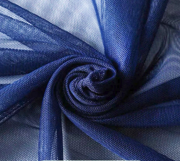 Large Tulle Fabric Roll - Navy (1.6mx36m)