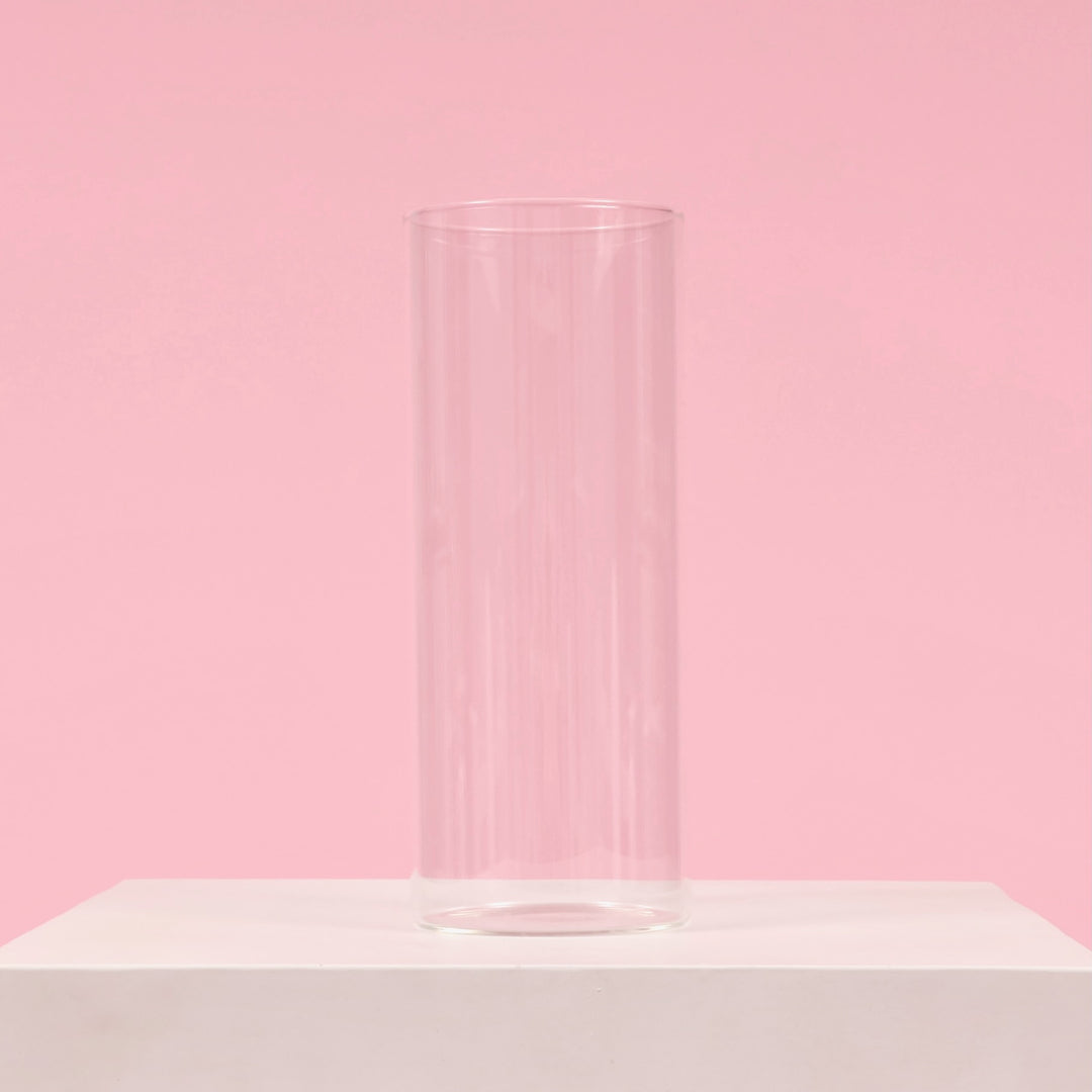 Glass Cylinder Vase (8x20cm)