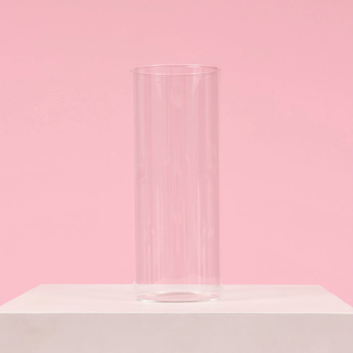Glass Cylinder Vase (8x20cm)