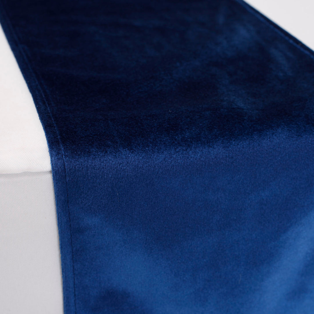 CLEARANCE Velvet Table Runners - Navy