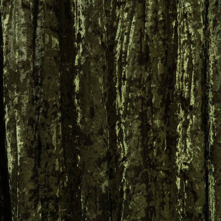 Velvet Backdrop Curtain - Olive (3x3m) close up