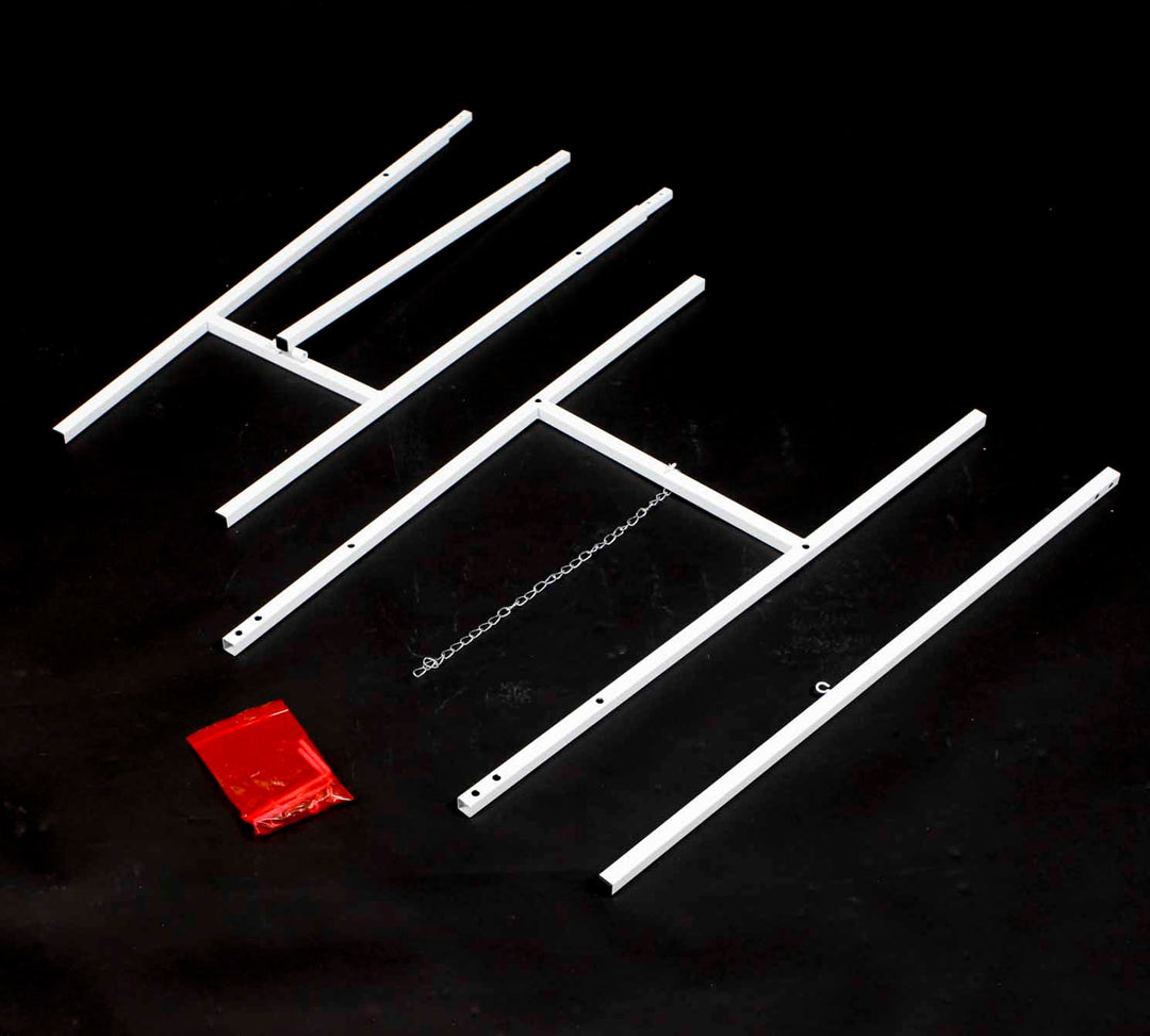 Height Adjustable Metal Wedding Easel - White (155cm)