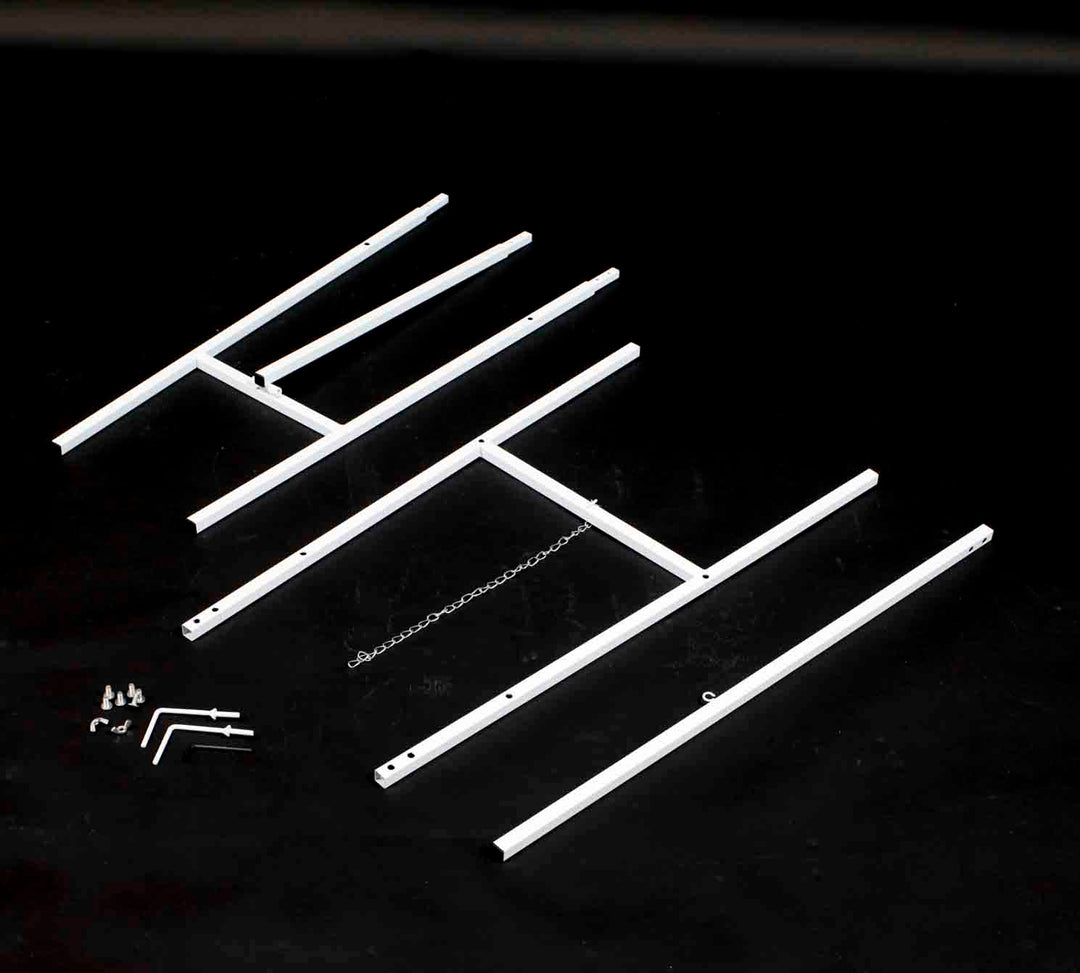 Height Adjustable Metal Wedding Easel - White (155cm)