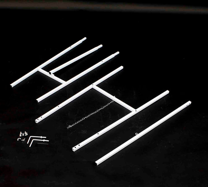 Height Adjustable Metal Wedding Easel - White (155cm)