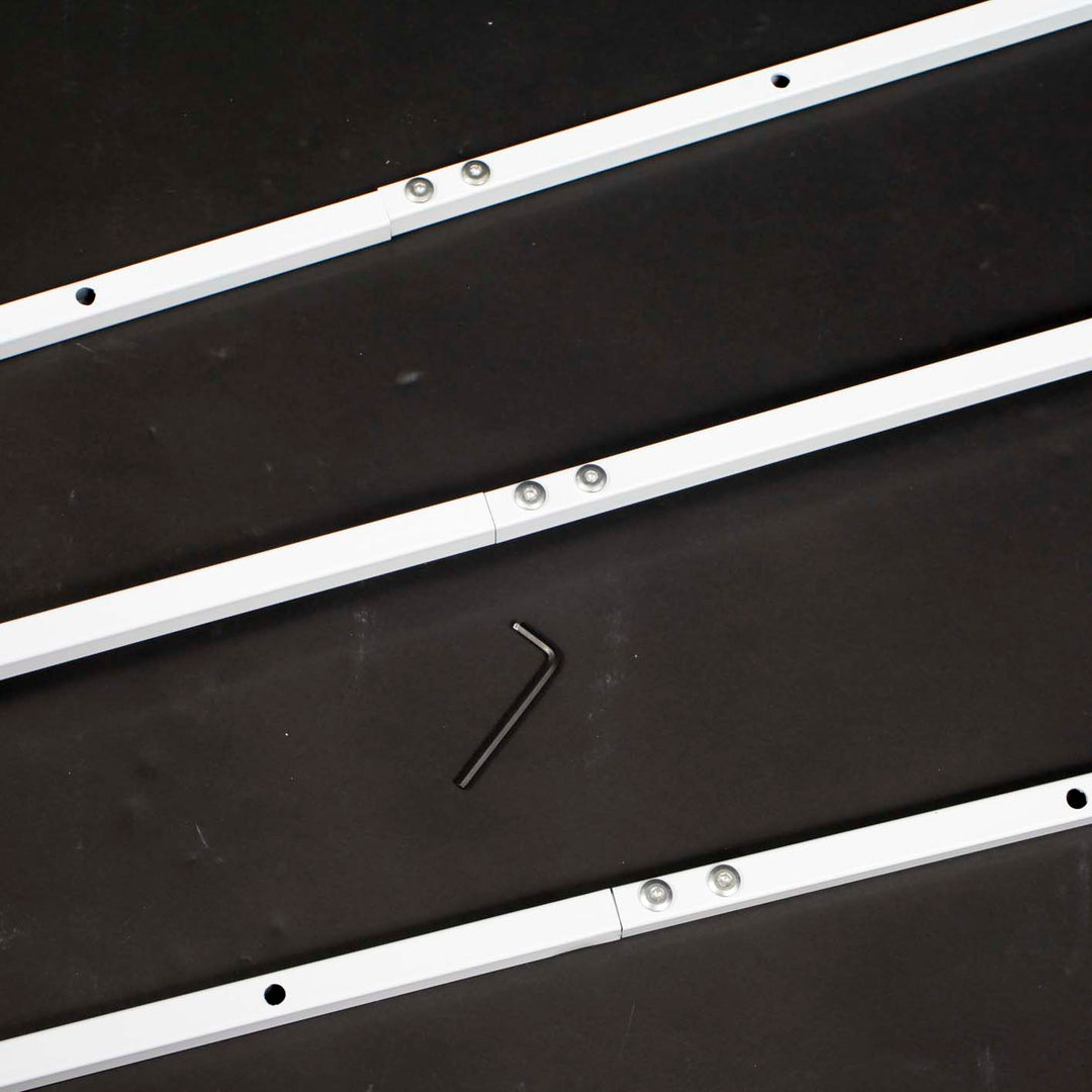 Height Adjustable Metal Wedding Easel - White (155cm)