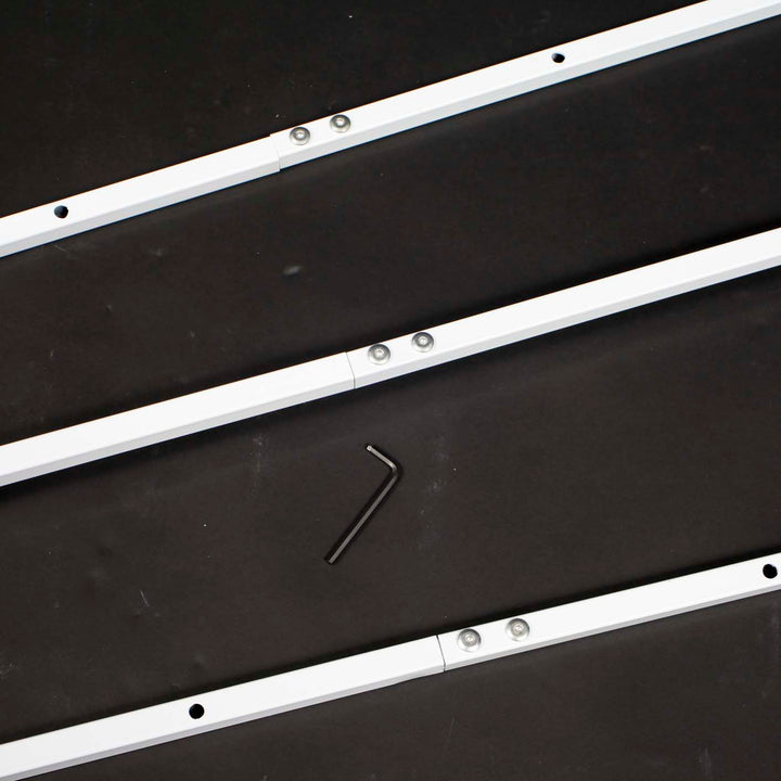 Height Adjustable Metal Wedding Easel - White (155cm)