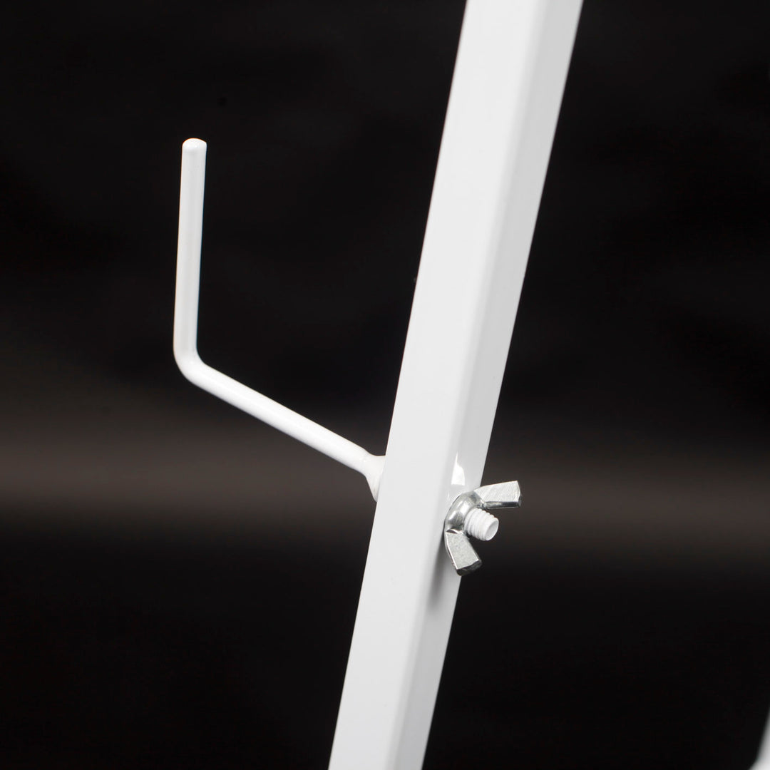 Height Adjustable Metal Wedding Easel - White (155cm)