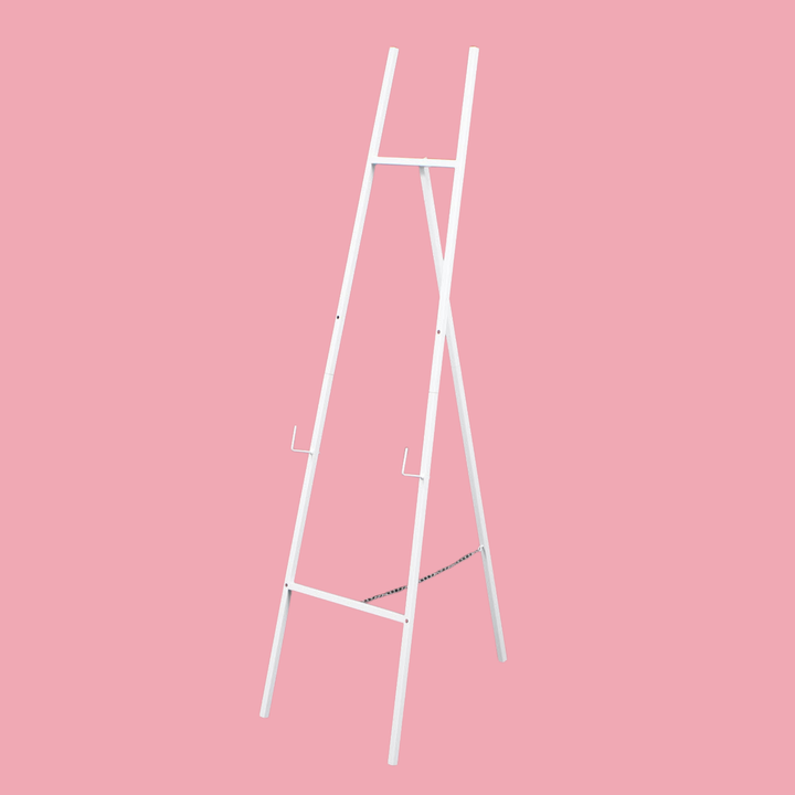 Height Adjustable Metal Wedding Easel - White (155cm)
