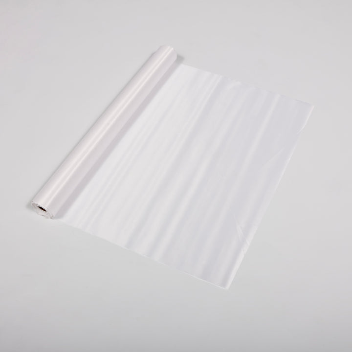 WHITE SATIN FABRIC ROLL