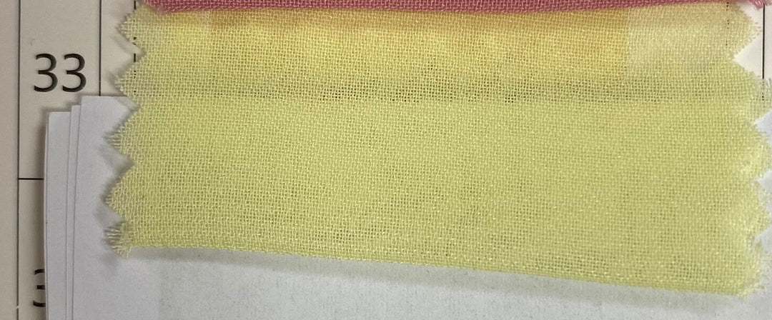 Chiffon Table Runner - Pale Yellow - 70x300cm