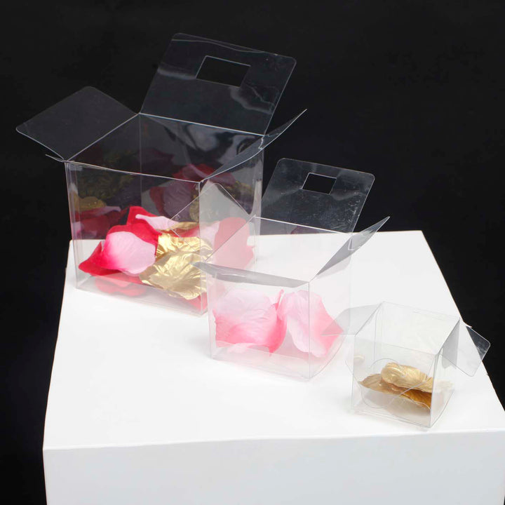 Favour Bomboniere Box - Clear 10cm All sizes