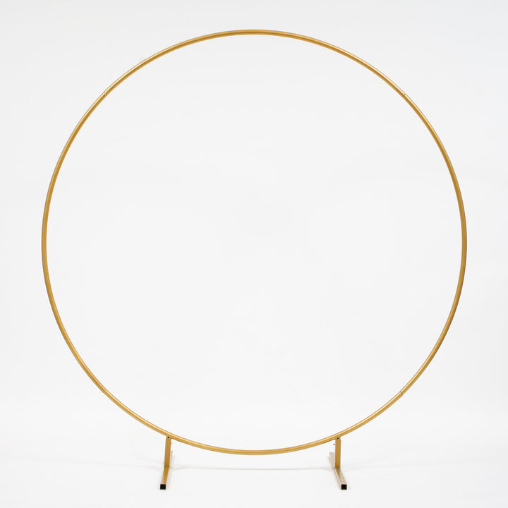 Round Wedding Arch / Flower Frame - Gold (1.5m)