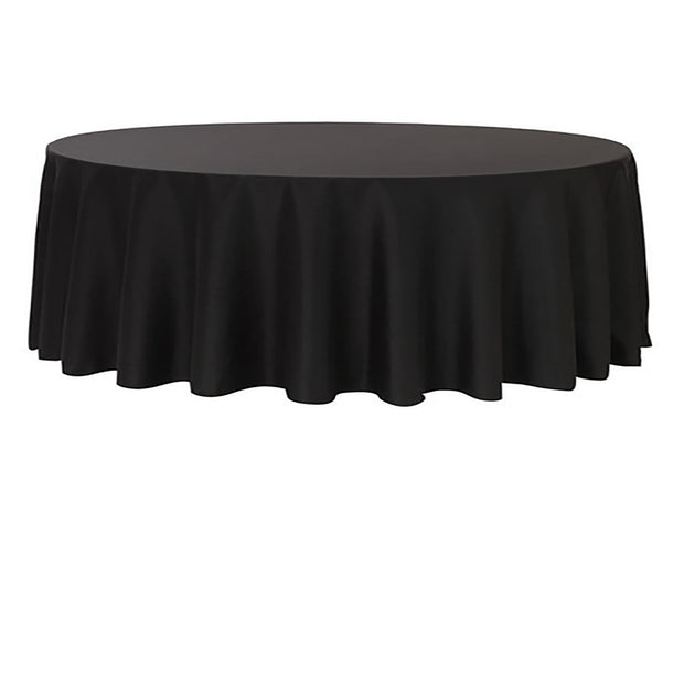 Black Round tablecloth 150cm