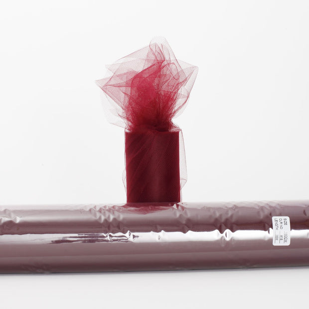 Burgundy Large Tulle Fabric Roll Bolt Wedding Party Material 