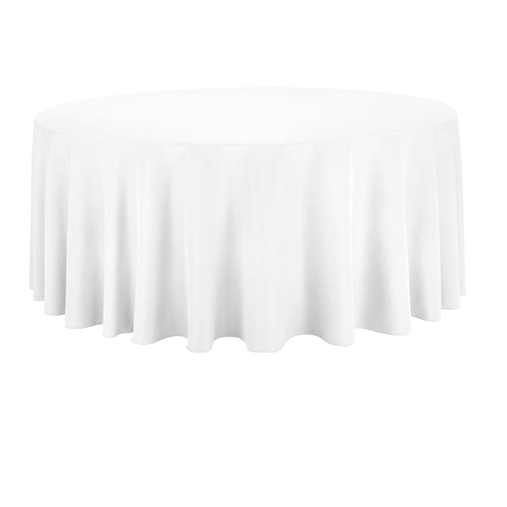 White Round Tablecloth (260cm)