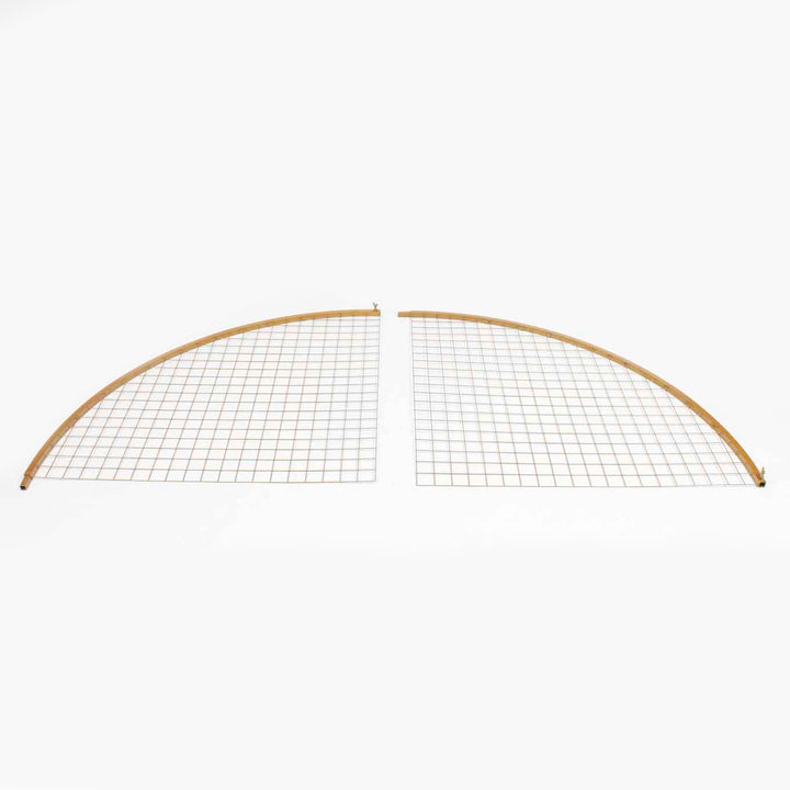 Round Mesh Balloon Stand Frame Arch - Gold (2m) - 4 Parts