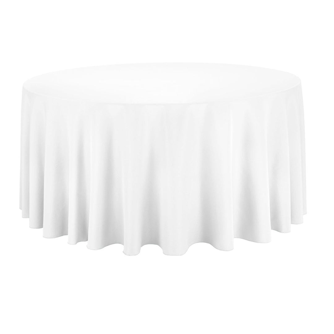 White Round Tablecloth (300cm)