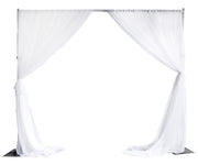 White Chiffon Backdrop - Wedding Chiffon Drapes | Luna Wedding & Event ...