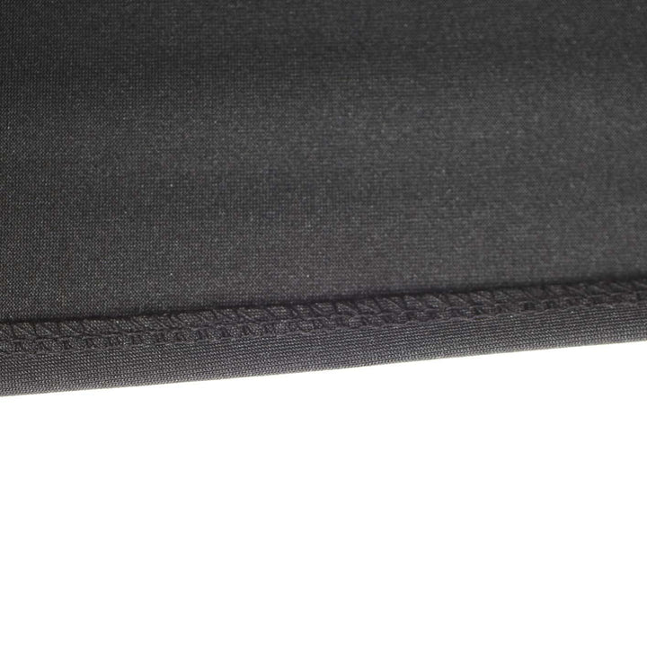 Black Lycra Fitted Tablecloth (6ft) Strong Overlocked Edging