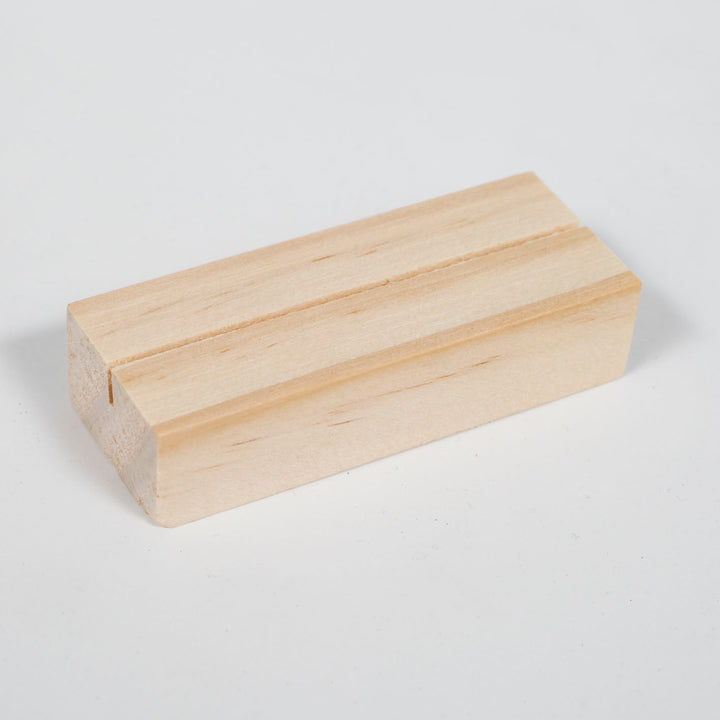 Wooden Card Holder - 7cm FRONT