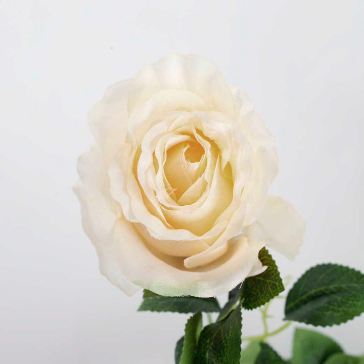 Cream Rose (9cm) Artificial Flower Vine - 1.6m