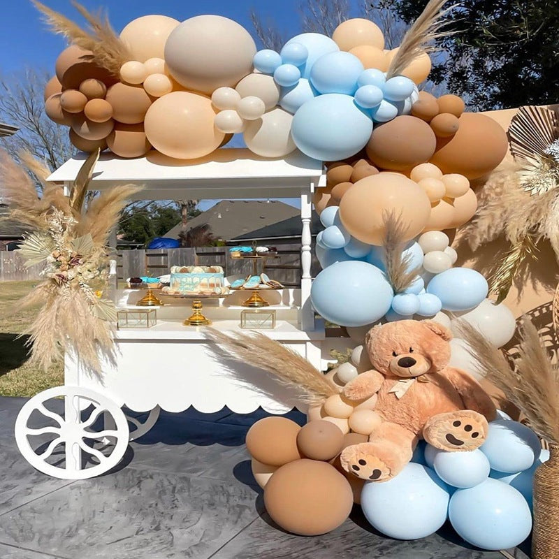 Autumn theme Balloon Garland Food cart