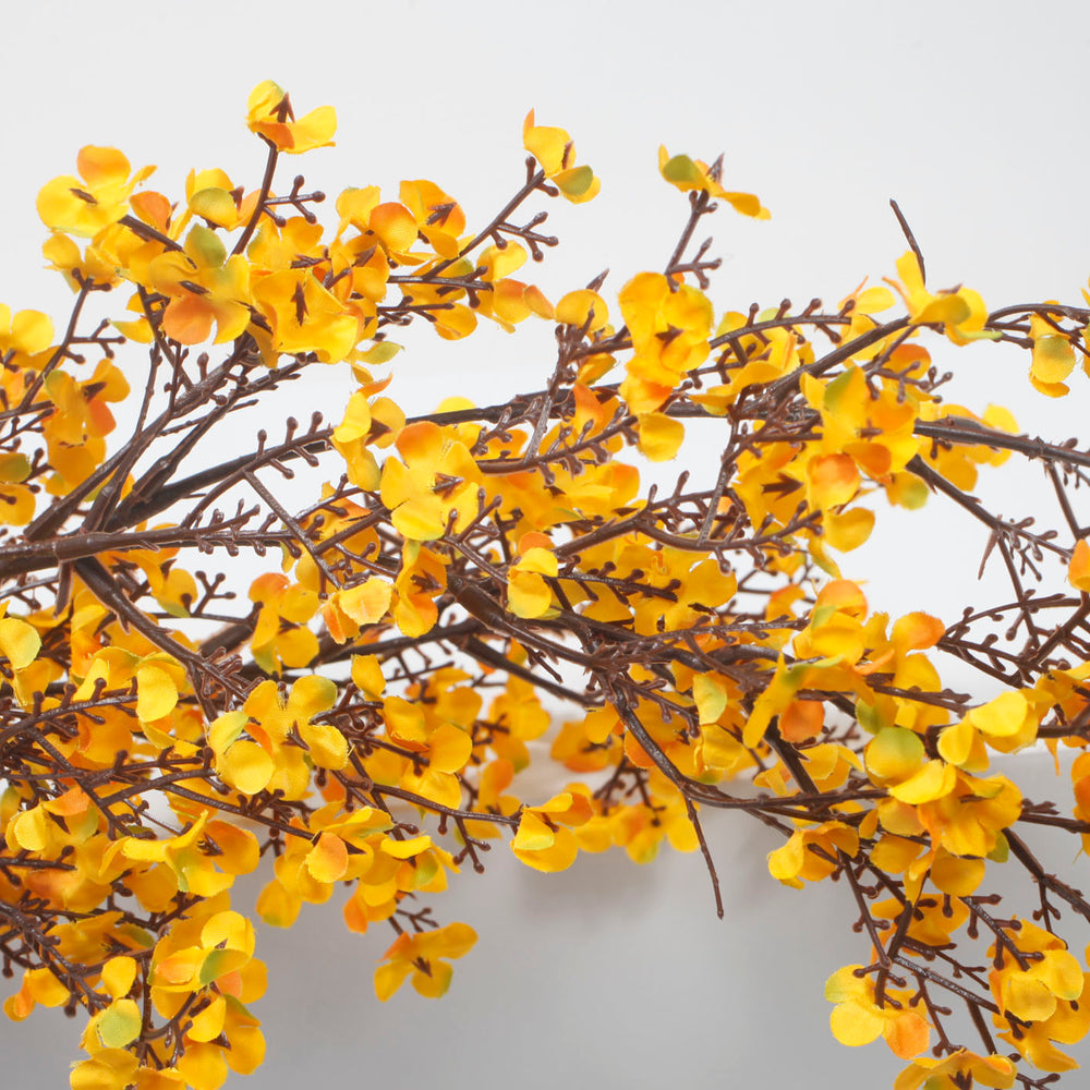 Large Cherry Blossom Branch - Orange (1.1m) Close