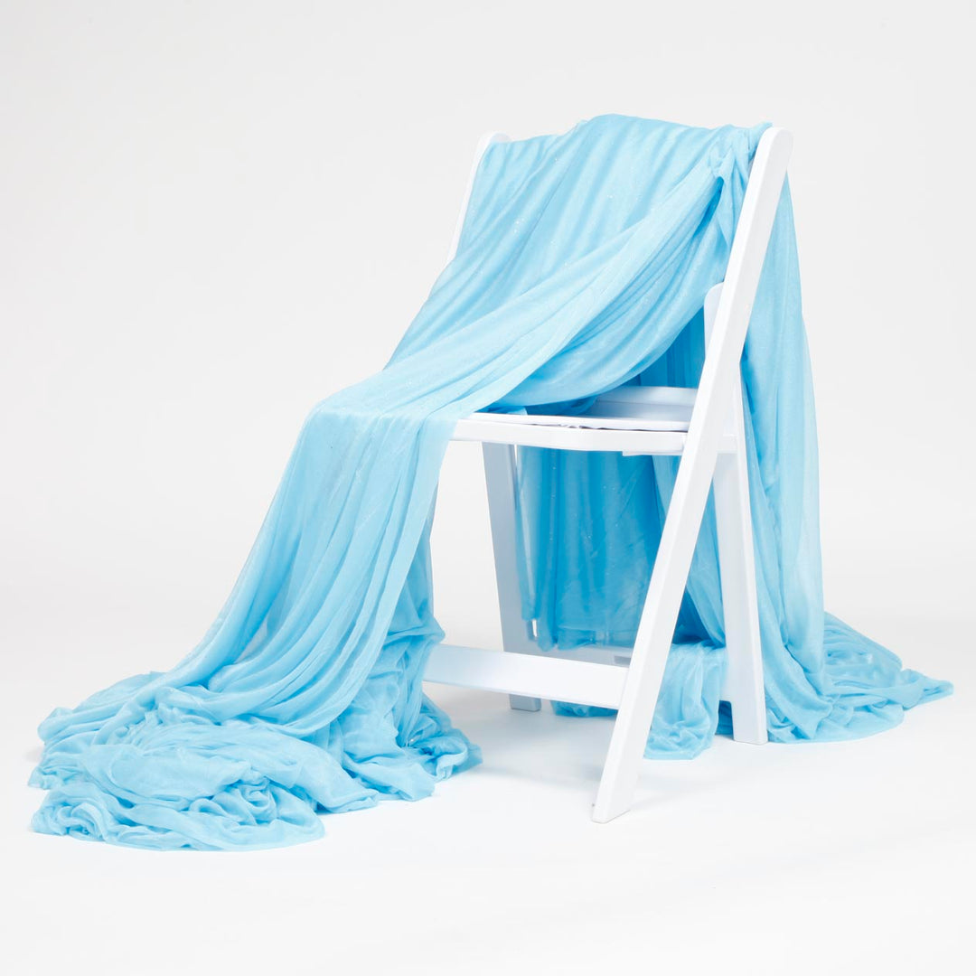 Blue Beauty Chiffon Draping