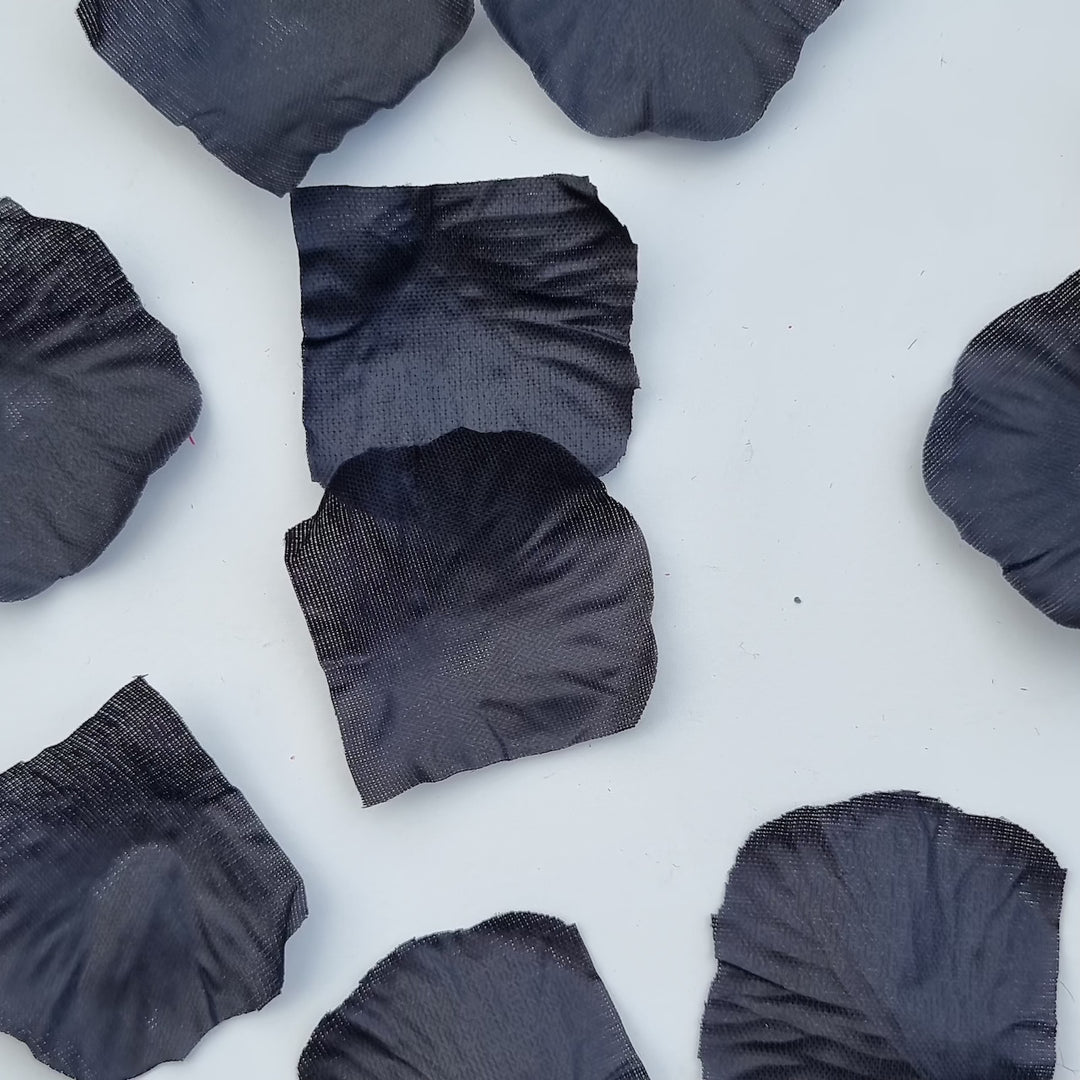 CLEARANCE Rose Petals - Black 100 pc